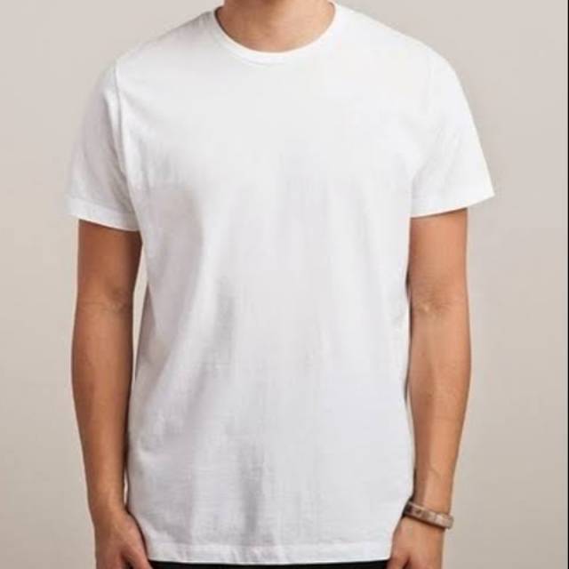 Kaos Premium 24s Putih Pendek